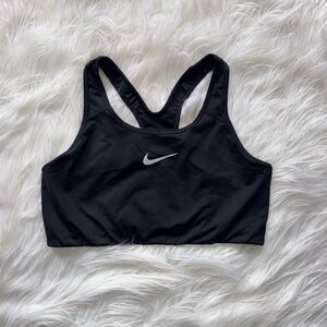 Nike Women’s Black Dri-Fit Swoosh Medium Support Non-Padded Sports Bra